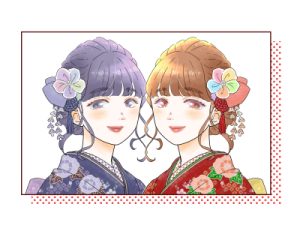 イラスト制作の清書・着色