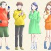 小学生男女のイラスト