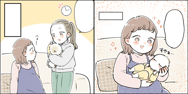 赤ちゃんと家族のウェブ漫画