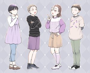 小学生男女のイラスト